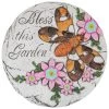 10" Bless This Garden Outdoor Floral Garden Stone -Gift Promotion Store mk033492x