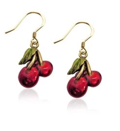 Cherries Charm Earrings -Gift Promotion Store mk033696x 1