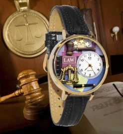 Lawyer | Paralegal 3d Watch -Gift Promotion Store mk033715alt viewc