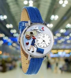 Flight Attendant 3d Watch -Gift Promotion Store mk033722alt viewc