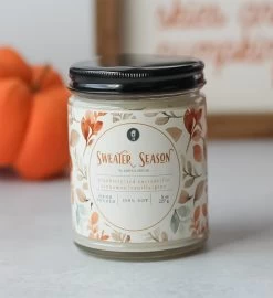 Scented Soy Candle Hello Fall -Gift Promotion Store mk033762x 1