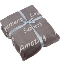 Healing Thoughts Gift Ready Throw Blanket -Gift Promotion Store mk0366alt viewc