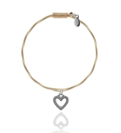 Strung Guitar String Bracelet - Heart "Whole Lotta Love" -Gift Promotion Store mk0437x