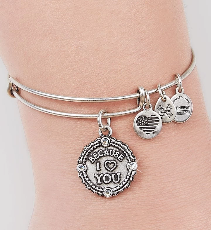 Alex & Ani Because I Love You Bangle 7 Alex & Ani Because I Love You Bangle - Image 5
